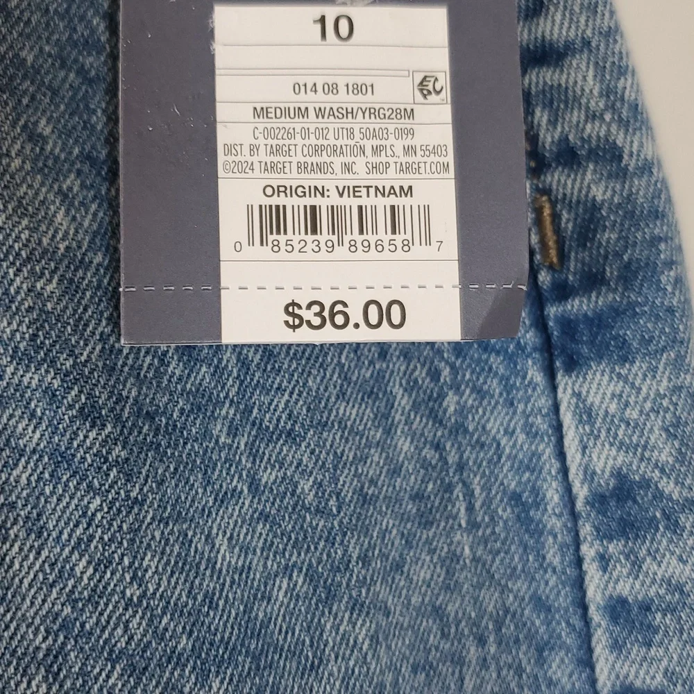 Universal Thread Woman's Medium Wash Denim Maxi Skirt ~ Blue - Picture 9 of 13